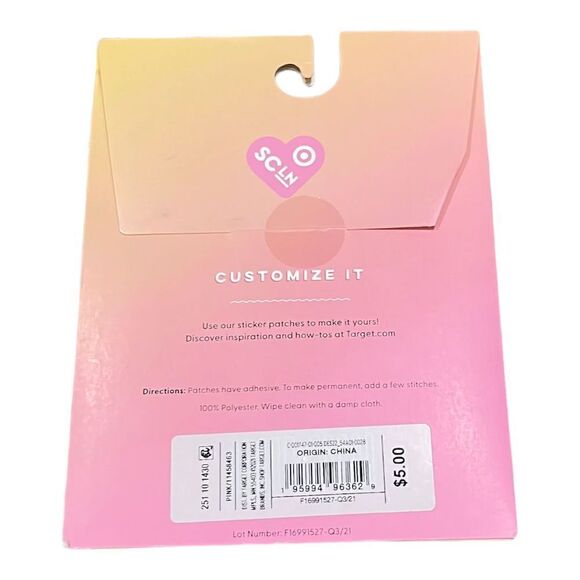 Stoney Clover Lane Limited Edition Collaboration W/Target NWT Letter J Sticker P - Picture 2 of 2